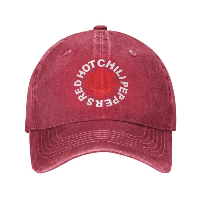 Casquette de baseball rouge style Hot Chili Pepper
