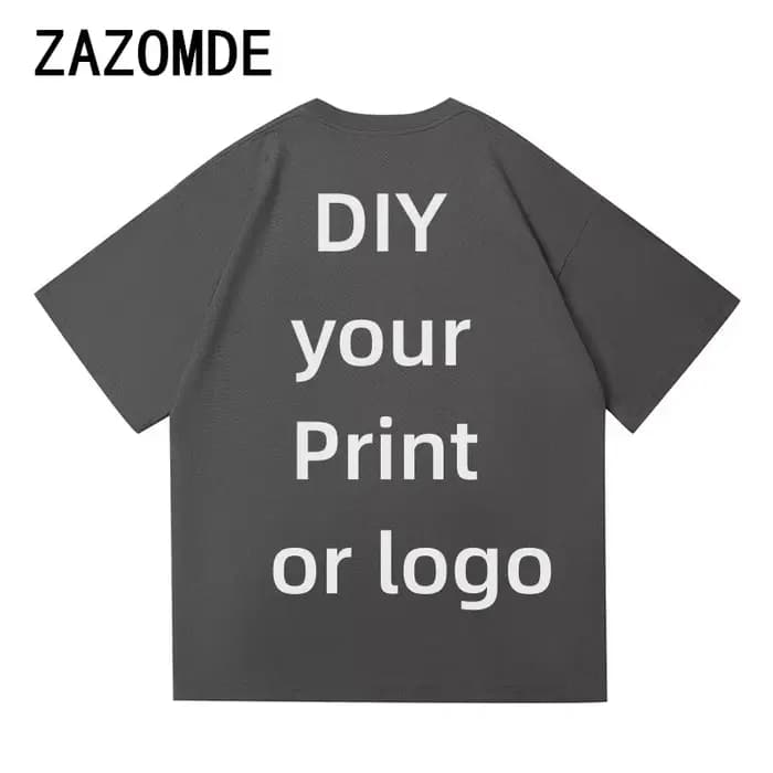 T-shirt personnalisé 100% coton pour hommes et femmes
