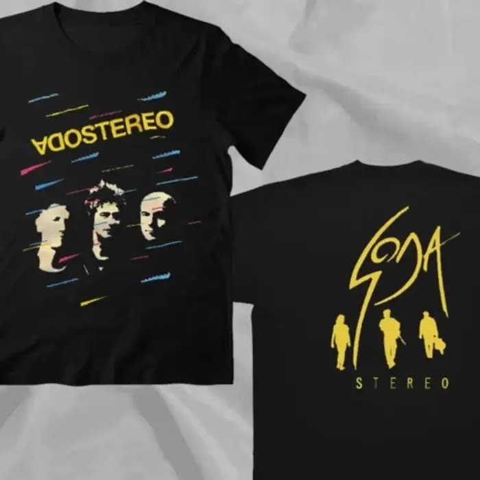 T-shirt unisexe Soda Stereo 2000 Music Tour