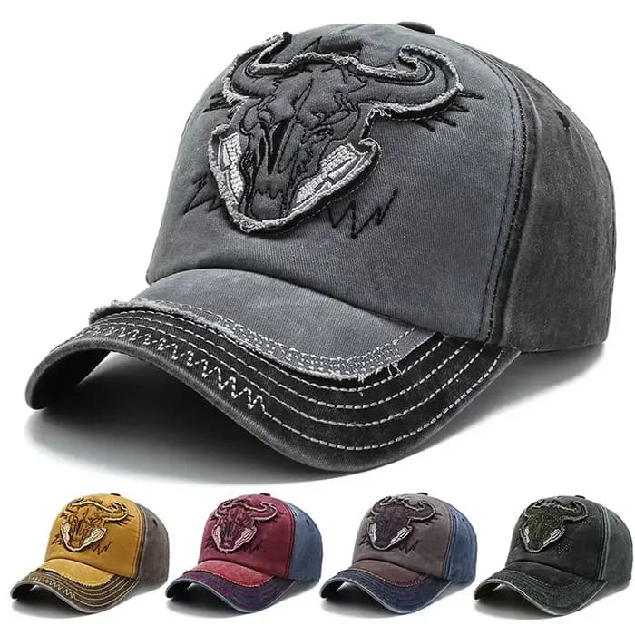 Nouvelle Casquette de Baseball en Jean Délavé Style Hip Hop Vintage 2026