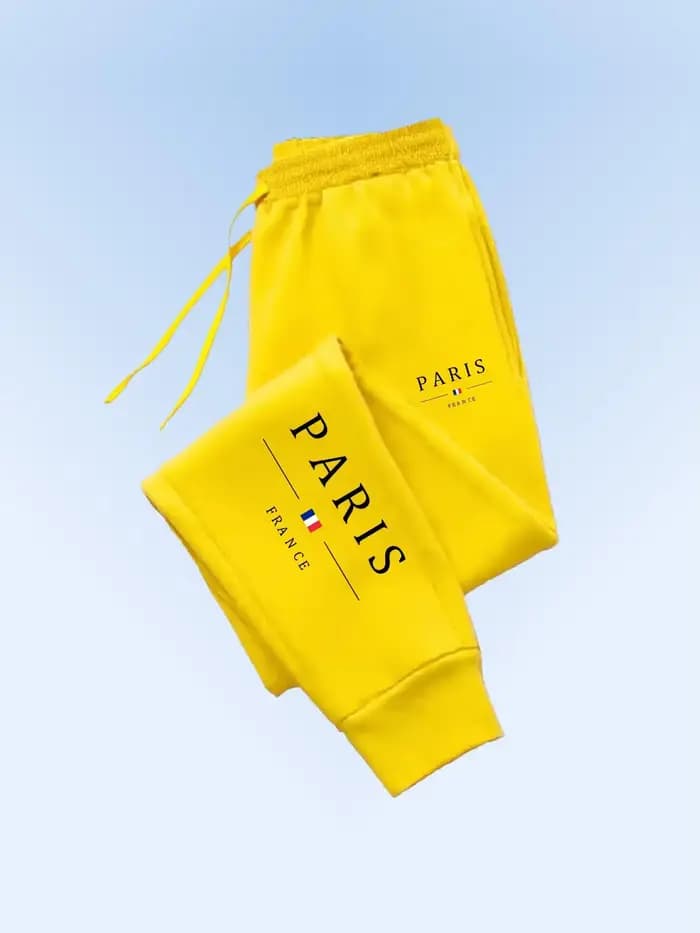 Pantalon de jogging pour femme en molleton avec imprimé graphique PARIS