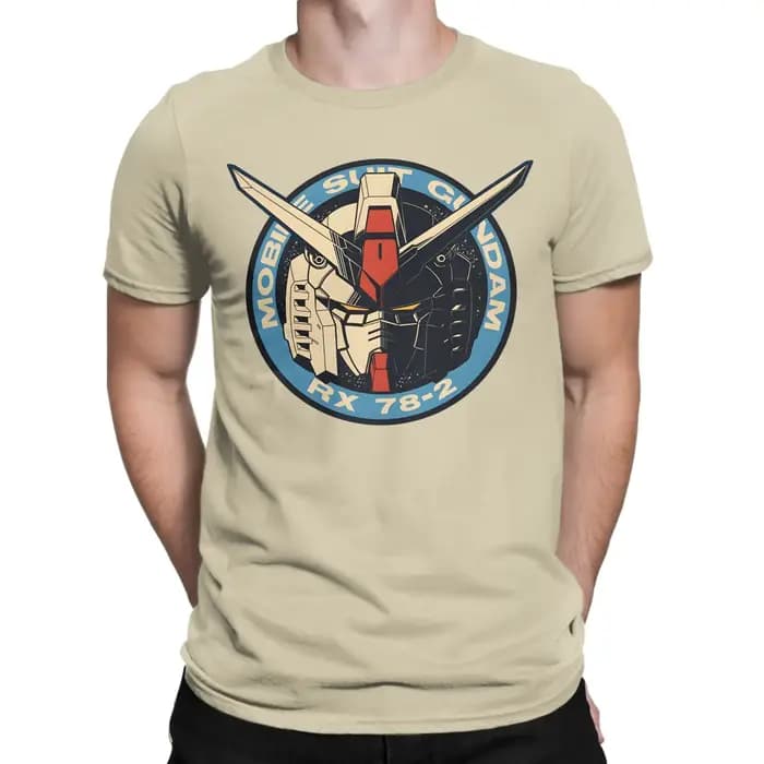 T-Shirts pour hommes, Robot Gundam Anime Hipster