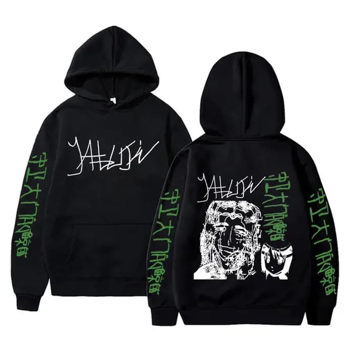 Sweat à capuche imprimé Yabujin en édition limitée pour hommes et femmes