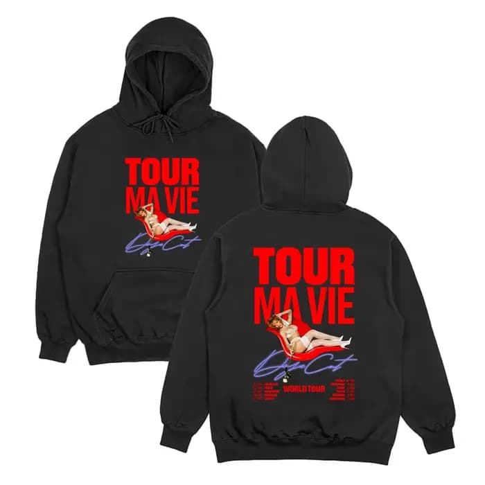 Doja Cat World Tour 2025 sweat à capuche pour homme rétro Hip Hop mode sweats femmes à manches longu