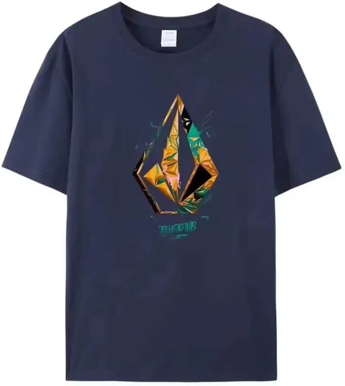 Nouveau T-shirt en coton Volcom pour homme et femme