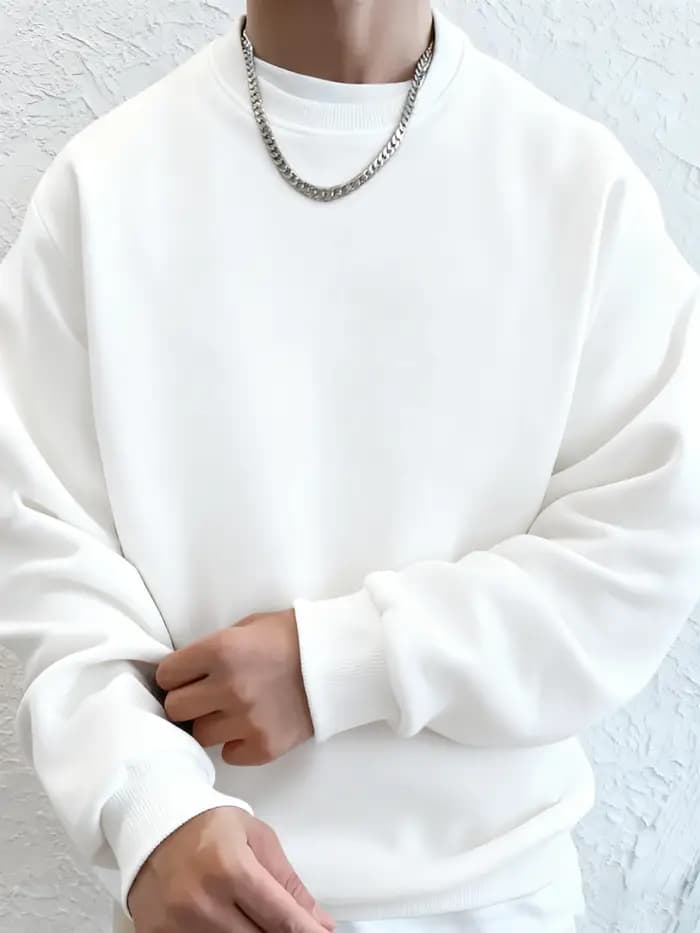 Homme polaire automne hauts rue mode pulls confortable classique sweats sport décontracté vêtements de sport quotidien doux vêtements