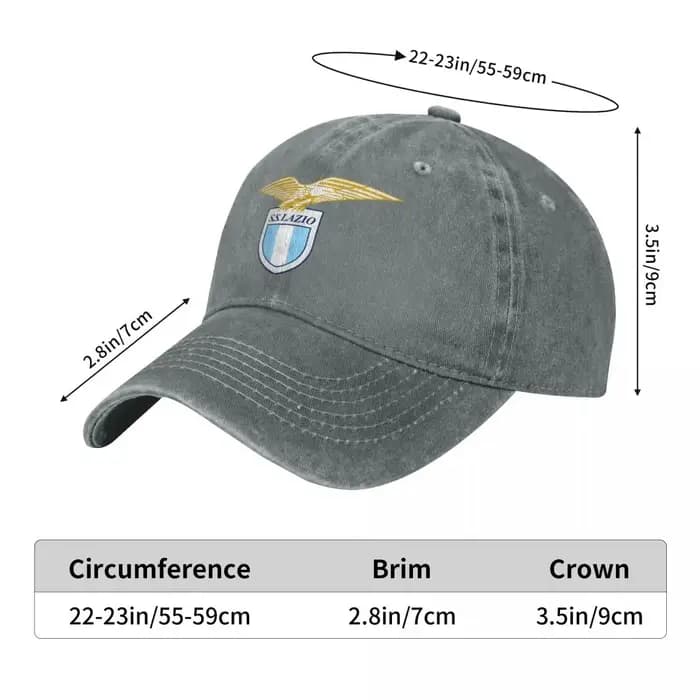 Lazio – casquette de Baseball à visière pour hommes et femmes