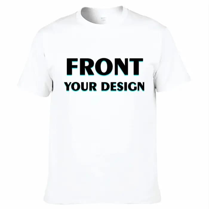 Personnalisé votre propre conception impression T-shirt coton hommes surdimensionné