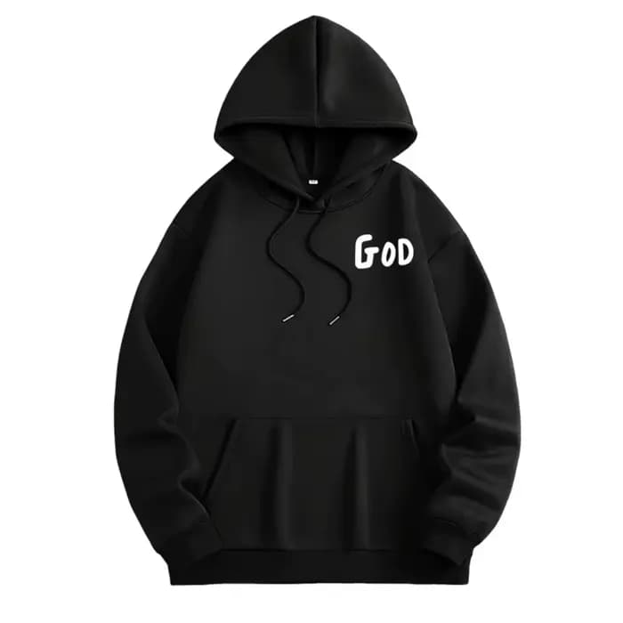 Nouveau Hoodie Imprimé Chrétien pour Hommes 2026 – Qualité Supérieure