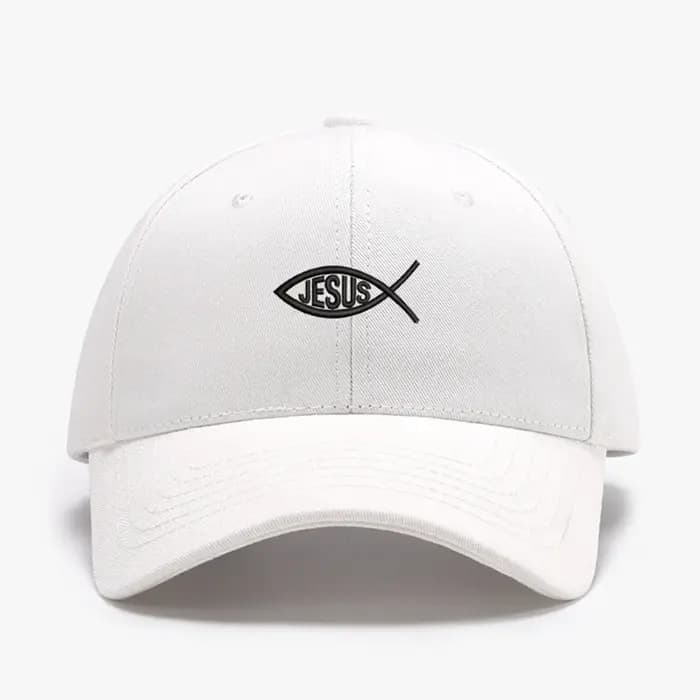 Casquettes de Baseball structurées brodées de poisson du jésus pour hommes et femmes, chapeaux de sp