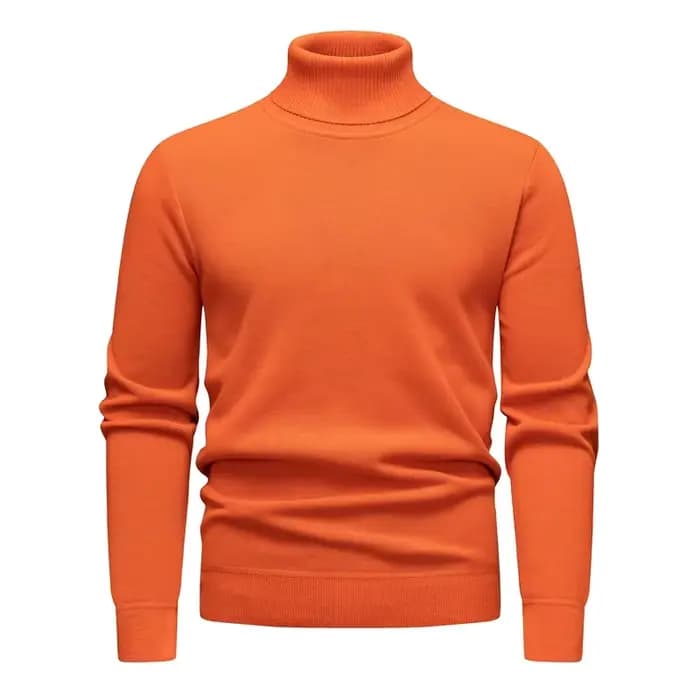 Sweat-shirt à col roulé pour hommes