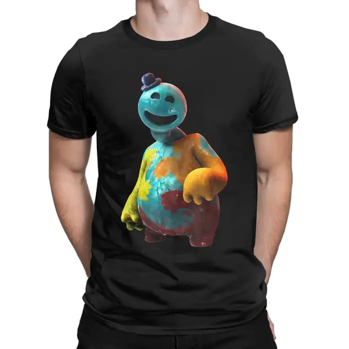 Hommes Doey The Doughman T-Shirts jeu mignon couverture en coton décontracté à manches courtes col rond t-shirt 4XL 5XL