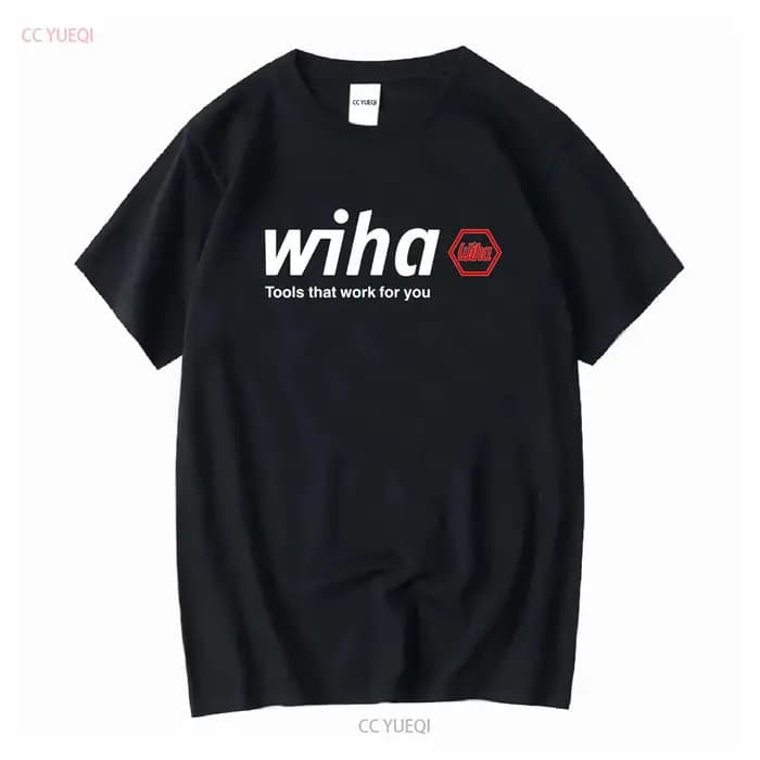 Wiha Tools Logo t-shirt Sz S 4XL américain drôle USA vintage lavé mode élégant haut respirant pour un usage quotidien graphique