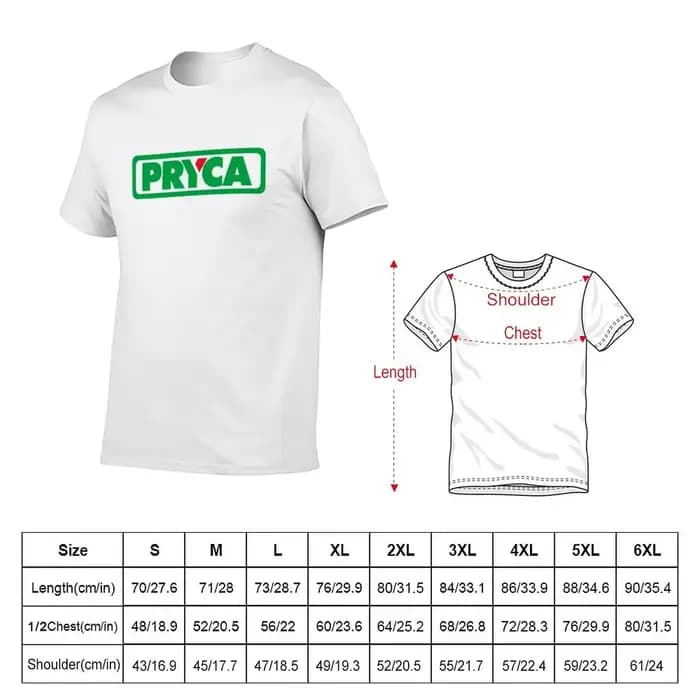 T-shirt Pryca Kawaii pour hommes