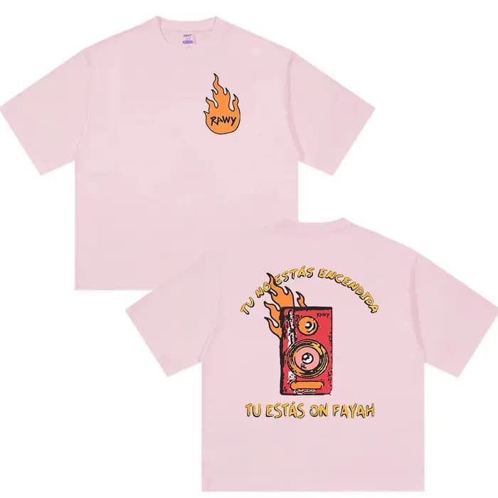 Nouveau T-shirt graphique Rawayana 2026 pour hommes et femmes, col rond vintage, vêtements tendance,