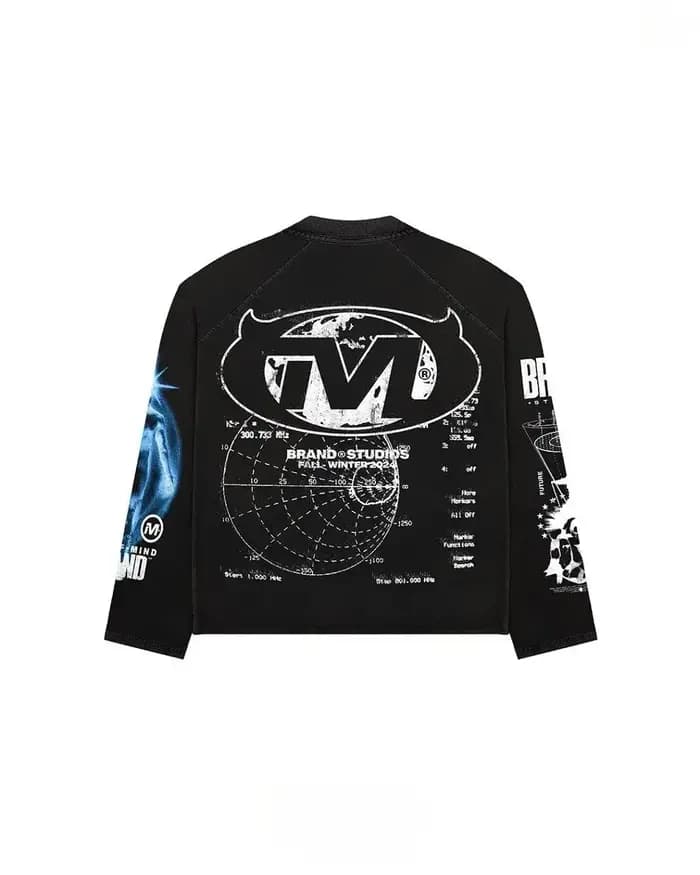 Y2K America Streetwear t-shirt gothique lettre graphique imprimé à la mode manches longues T-shirts coton sweat Couple hauts hommes vêtements