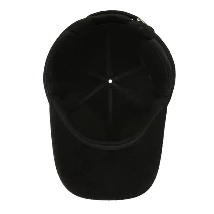 Casquette de baseball avec cache-oreilles réglables épais et chauds pour l'extérieur