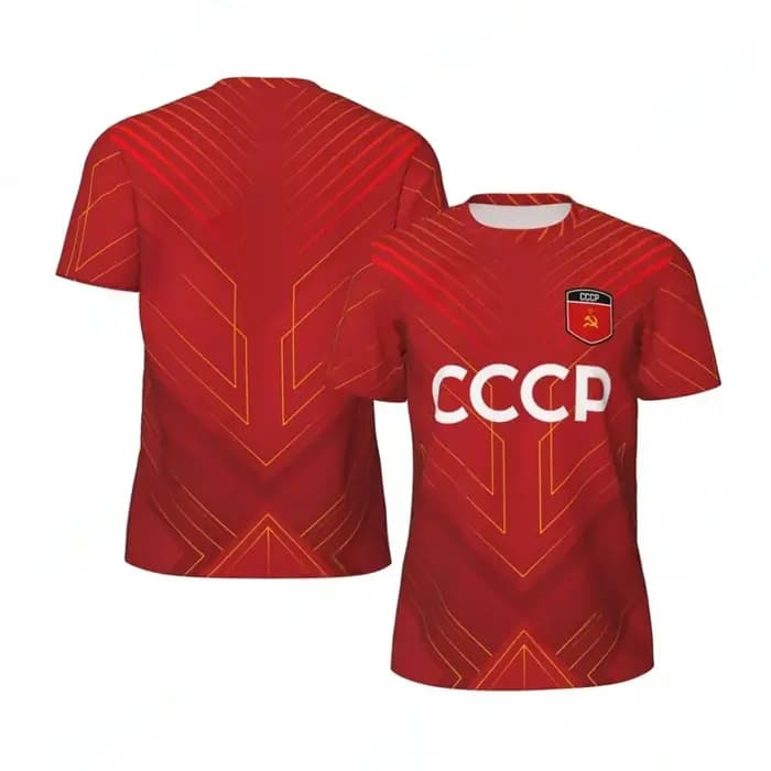 T-shirt à motif CCCP pour homme