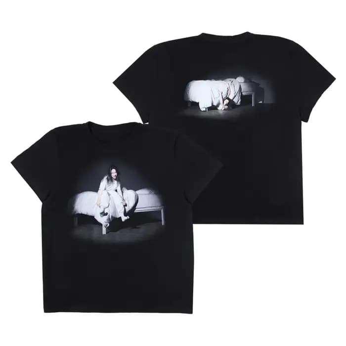 T-shirt à manches courtes Billie Eilish, chanteuse américaine, style rock, décontracté, streetwear,