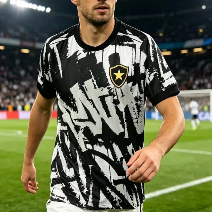 Maillot de football Botafogo saison 26-27 - Design Y2K tendance
