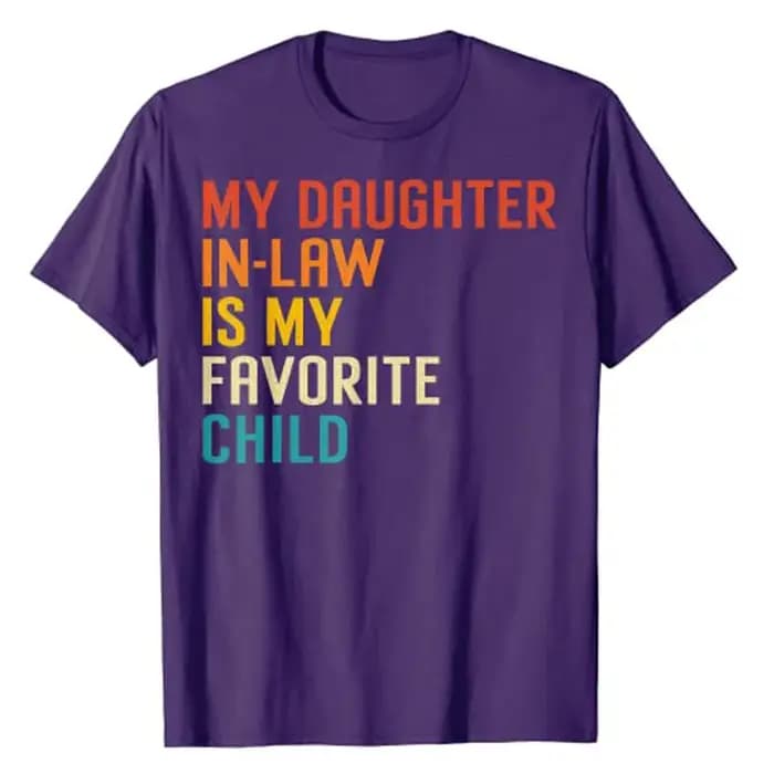 Mon beau-fils est mon enfant préféré T-shirt drôle