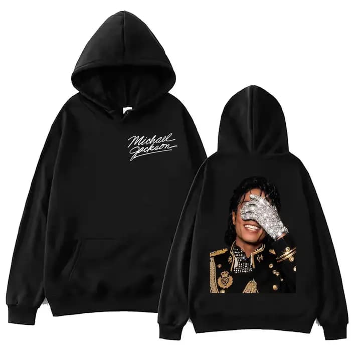 Sweat à capuche Michael Jackson classique des années 90, mode gothique vintage, vêtements punk pour