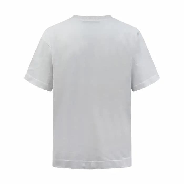 T-shirt unisexe en coton biologique avec logo brodé 3D