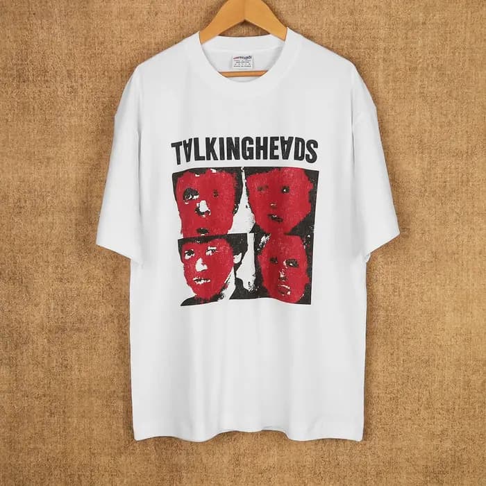 T-Shirt Talking Heads Remain In Light 80S Rock Band Music Reto