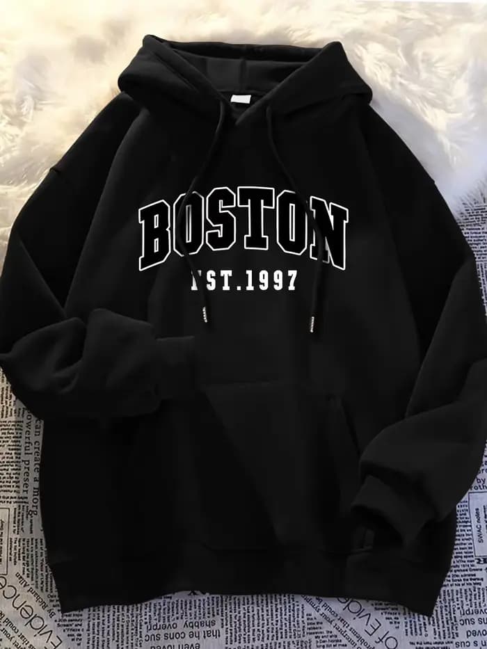 Sweat-shirt à capuche automne-hiver