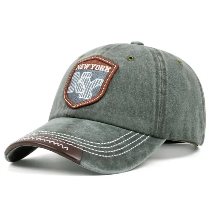 Casquette de baseball vintage brodée NY