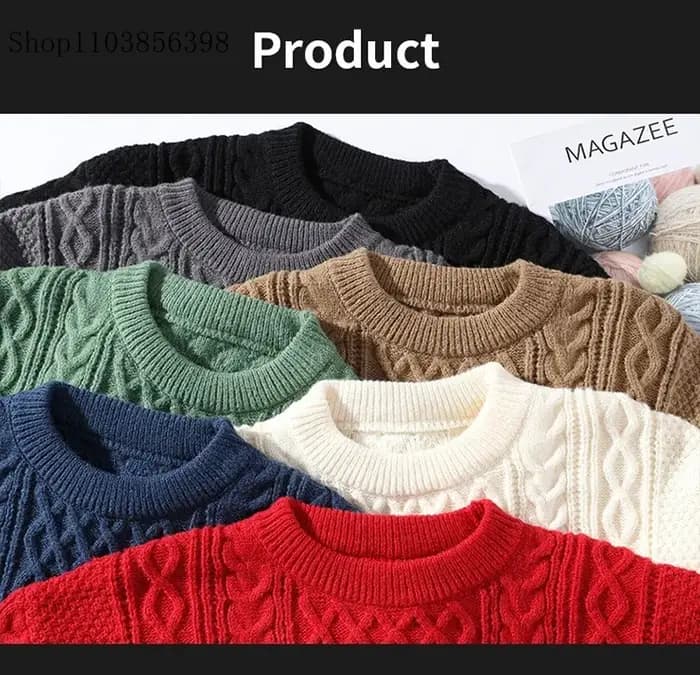 Marque chandails de noël hommes col rond pull