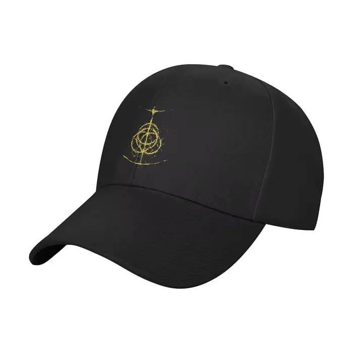Casquette de baseball Elden Rune avec symbole du jeu pour les gamers