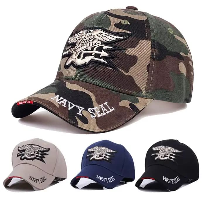 Mode États-Unis Corps des Marines SEALTEAM Lettres broderie Casquette de baseball Hommes Chasse en plein air Navy Seals
