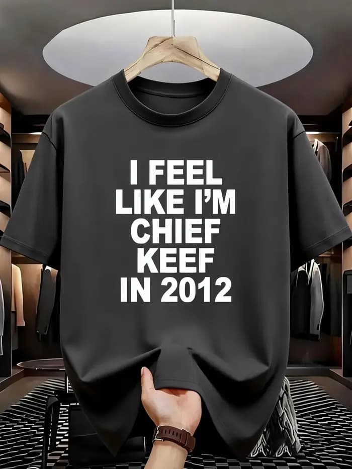 T-shirt imprimé graphique pour hommes