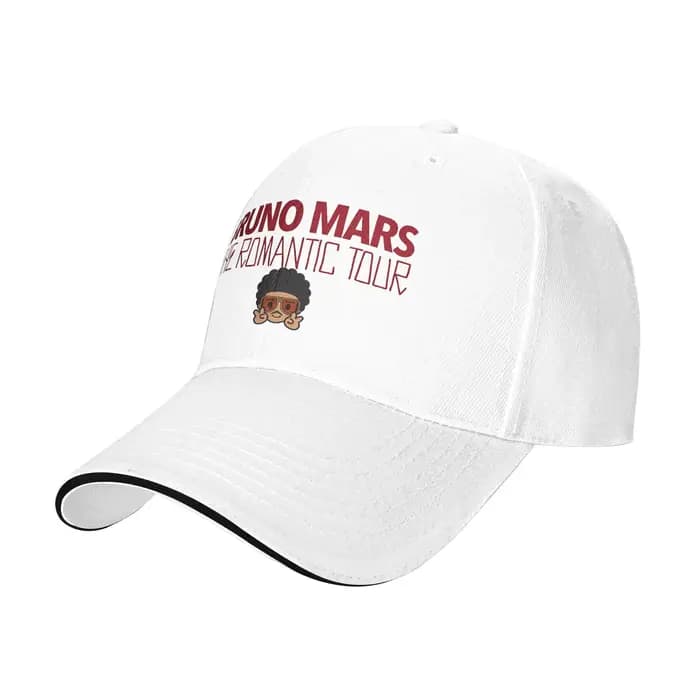 Casquette de baseball Bruno Mars The Romantic Tour 2026