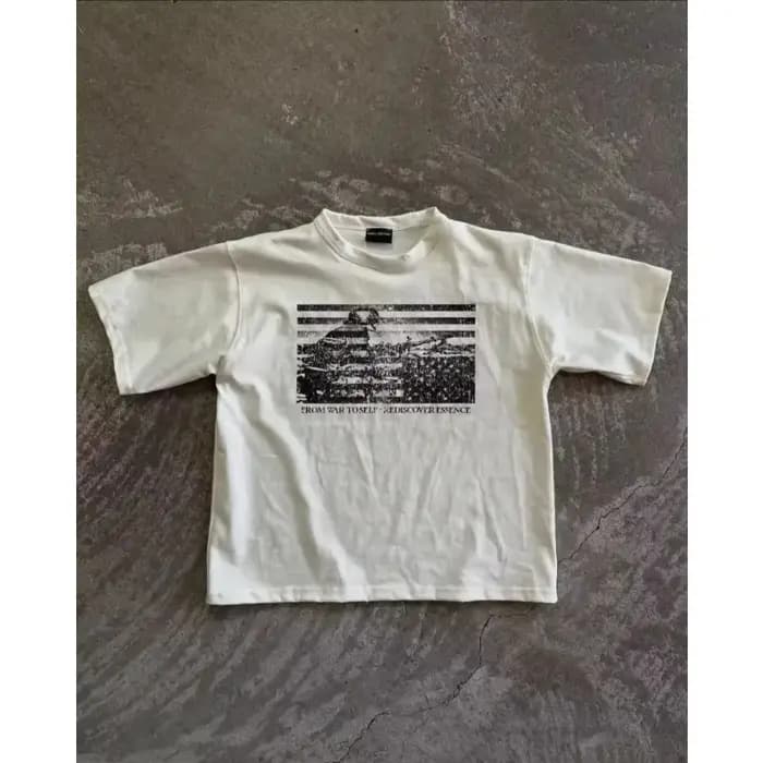 T-shirt oversize décontracté pour homme