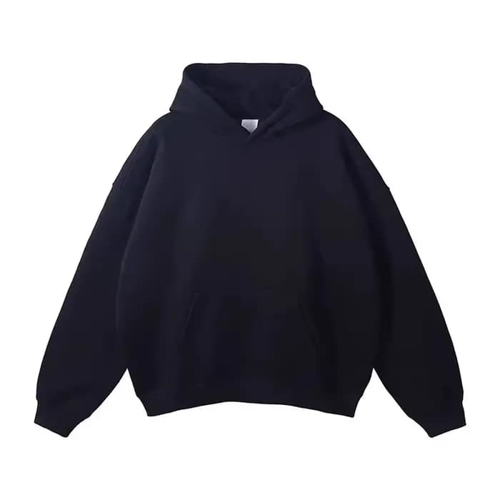 Vêtements pour hommes sweat à capuche court marque à la mode ample couleur unie veste à capuche amér