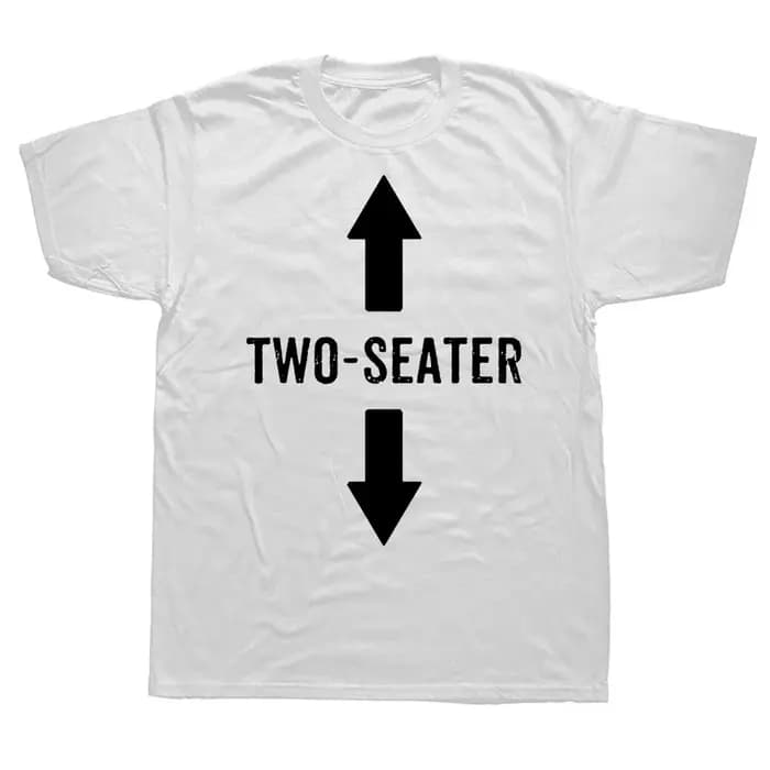 Deux places t-shirts graphique coton Streetwear à manches courtes 2
