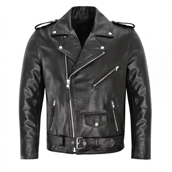 Nouvelle Veste en Cuir pour Homme