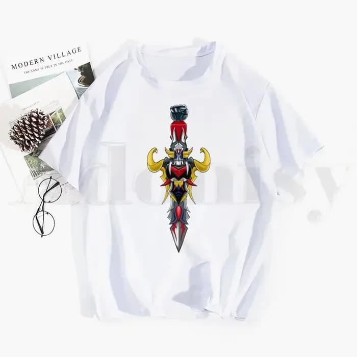 Grandizer japon Robot Anime Goldorak Goldrake t-shirt Hip Hop fille haut imprimé T-Shirts Harajuku T