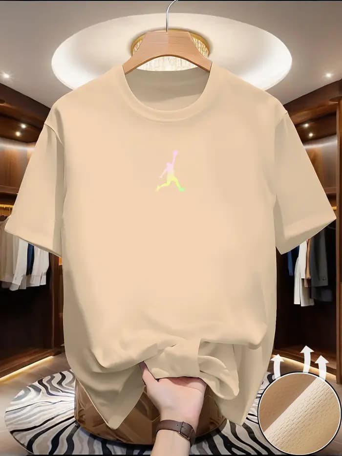 T-shirts tendance à manches courtes pour hommes et femmes, style estival populaire, hauts polyvalent