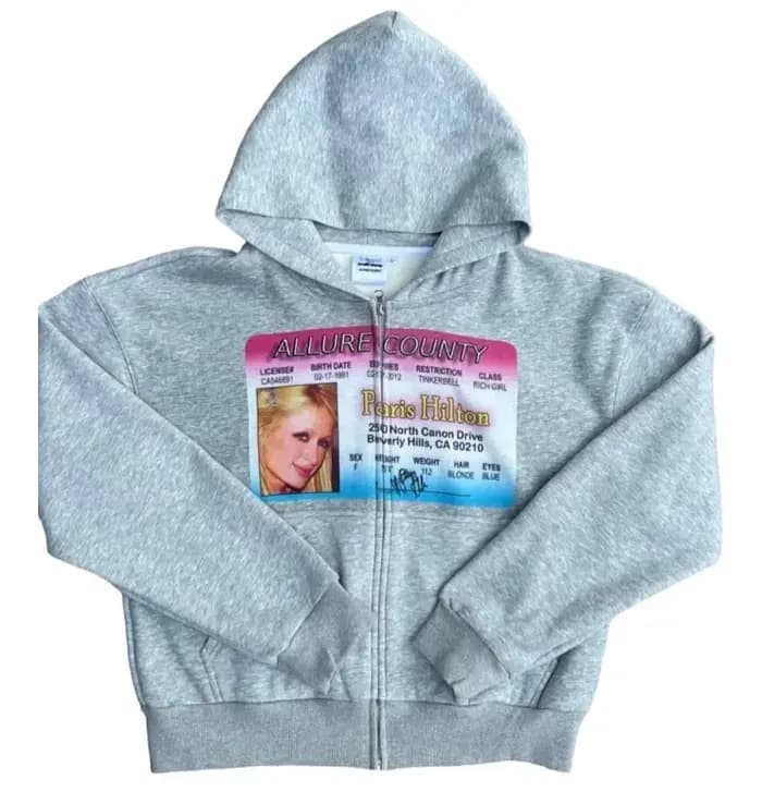 Sweat à Capuche Rétro avec Fermeture Éclair pour Homme et Femme