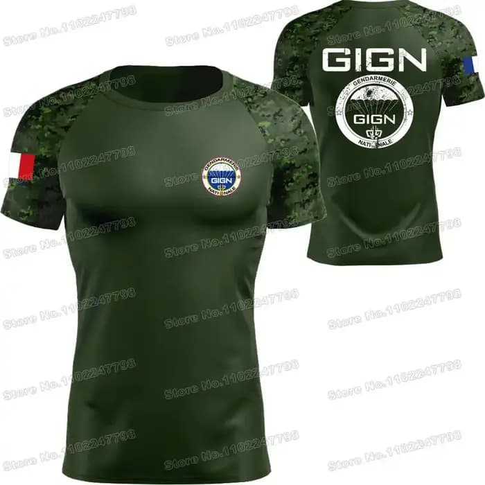 T-shirt Groupe d'intervention de la Gendarmerie nationale française