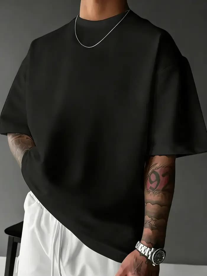 Nouvelle Collection Été 2026 – T-shirt Homme Tendance Urbaine Sportive à Manches Courtes en Coton Pur de Haute Qualité – Meilleure Vente