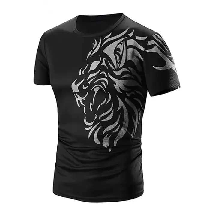 Tendance Lion graphique T-shirts pour hommes mode d'été séchage rapide 3D imprimé sport
