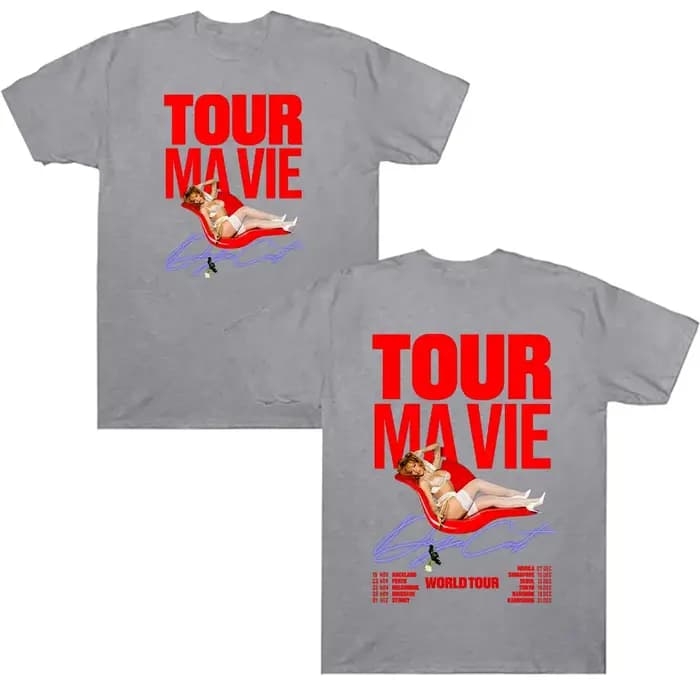 Doja Cat World Tour 2025 t-shirt graphique vêtements pour hommes Harajuku mode unisexe coton T-shirts décontracté confortable surdimensionné Streetwear