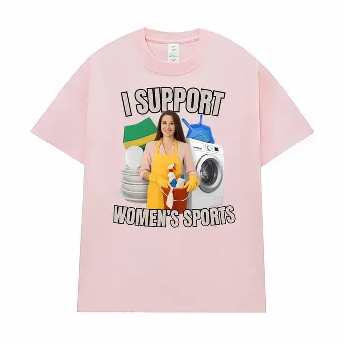 T-shirt humoristique et sarcastique « J'encourage les sports féminins » pour hommes et femmes, vêtem