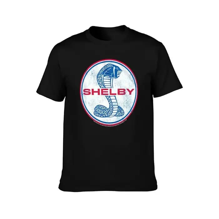 T-shirt Carroll Shelby Cobra pour homme, en coton, avec graphismes