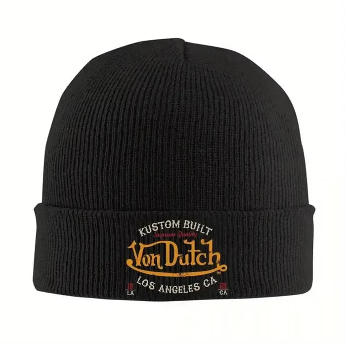 Nouveau 2026 Vons Fashion Bonnet tricoté en acrylique style hollandais, style baggy, pour Hommes et