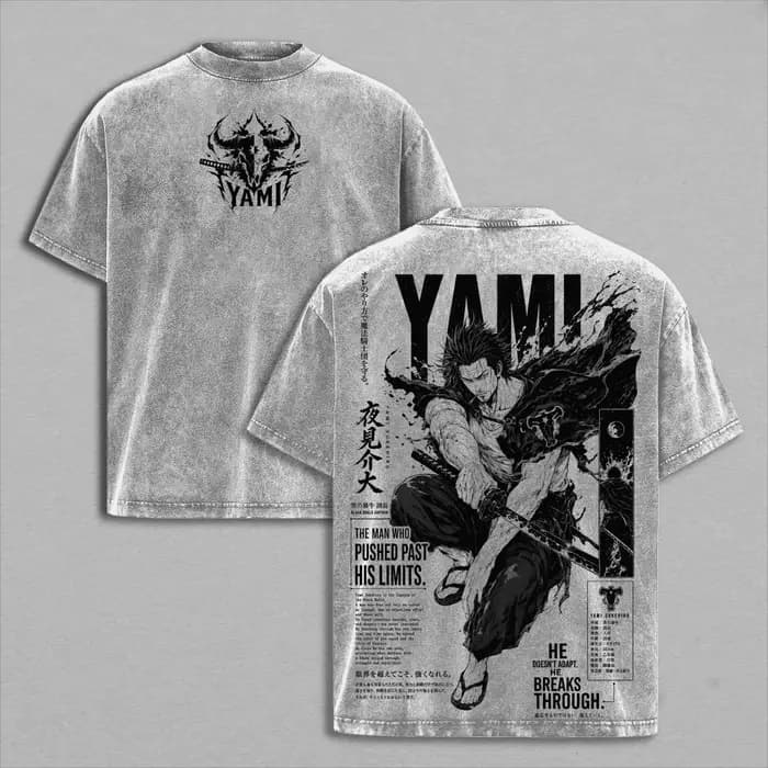 T-shirt Manga Black Clover Yami Sukehiro
